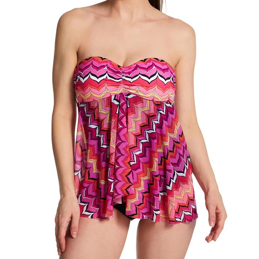 NWT Profile by GottexPalm Springs Bandeau One Piece Swimsuit - Picture 2 of 7